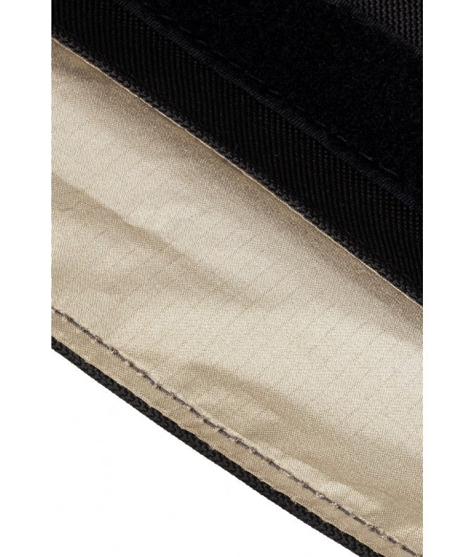 Faraday bags fabric detail with stitching