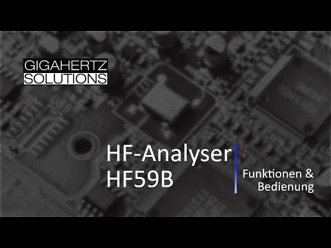 Gigahertz Solutions HF59B High-Frequency meter Video demonstration
