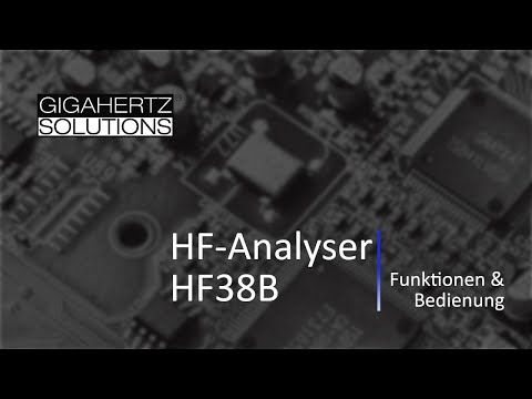 Gigahertz Solutions HF38B video demonstration