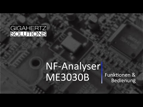 Low Frequency meter Gigahertz Solutions ME3030B video demonstration