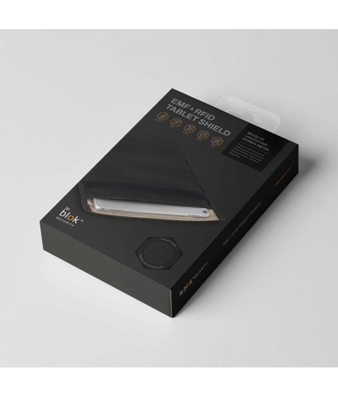 EMF tablet faraday bag Leblok Security in a box